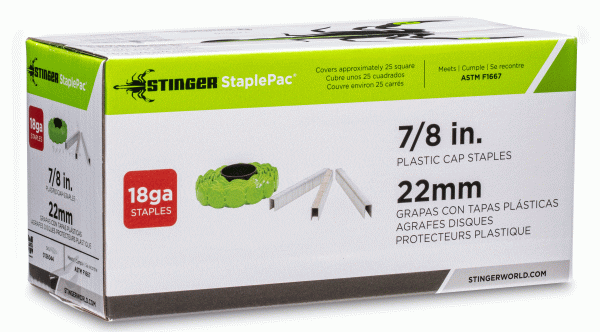 STINGER® Pneumatic StaplePac 22mm